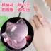 BQ [Peach Blossoms] Pink Crystal Little Fox Ring Nữ Hibiscus Stone Stone Mặt dây chuyền Star Pink Crystal Fox - Nhẫn