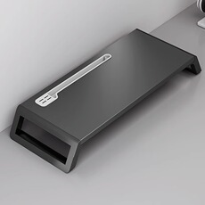 рамка 电脑增高架usb显示器托架支架垫高底座台式桌面办公桌收纳置物架 Beautiful shengmei