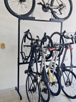 Bicycle parking rack for displaying trolleys for shop use space-saving home use road bike mountain bike vertical parking rack
