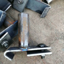  I-beam positioning pile Steel pipe base slip sleeve buckle Construction site cantilever outer frame mobile steel pipe base positioning buckle