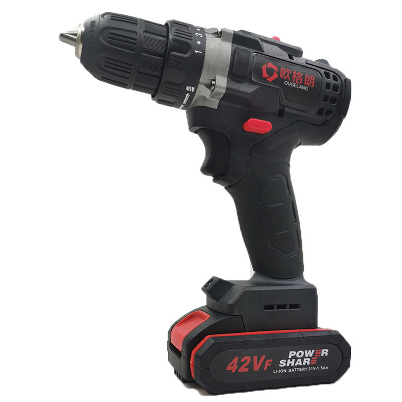 Black Horse 42VF48VF Brushless Lithium Electric Drill Electric Drill Rechargeable Electric Drill Electric Drill Bare Muscle Battery Charger