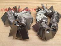 13mm round hole 201 ear piece door and window welding fittings stainless steel fixing piece anti-theft net ear piece