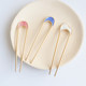 ຮູບແບບຈີນໃຫມ່ hairpin ຜົມຮູບ U-shaped fork shell ງ່າຍດາຍຄົນອັບເດດ: ທີ່ທັນສະໄຫມບານ headband hair insert ins buckle alloy ແມ່ຍິງ summer
