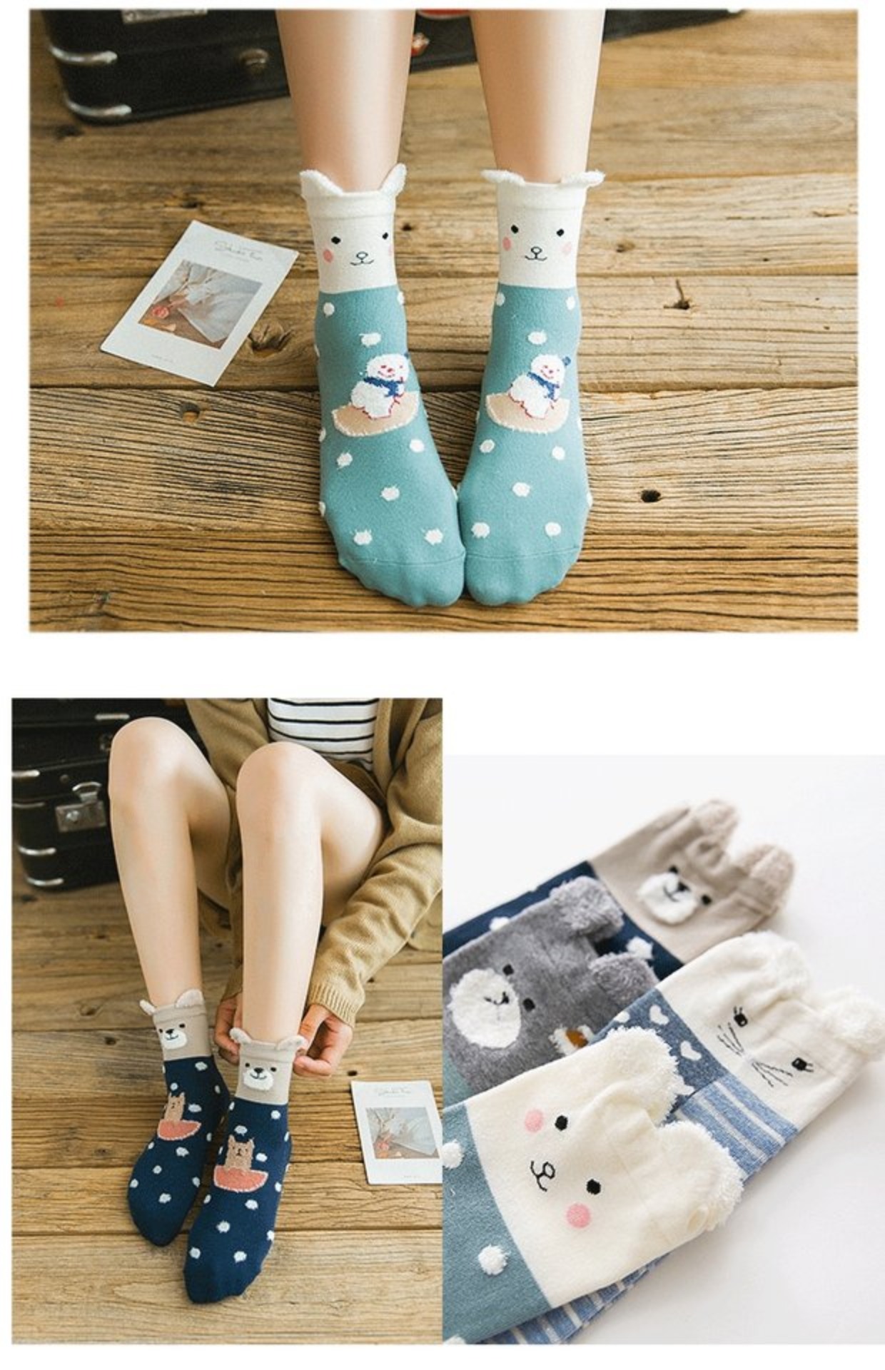 Vớ nữ ống cotton vớ phiên bản Hàn Quốc của gió trường Nhật Bản eo dễ thương Hàn Quốc sọc nữ vớ mùa thu và khử mùi mùa đông tất cao cổ