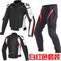 New summer motorcycle riding suit motorcycle uniform mens racing knightssuit jacket anti-drop protective equipment