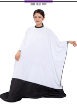 Color striped printed apron to prevent hair breakage hair cutting and shaving cloth dyeing and perming style enlarged professional apron to prevent sewage