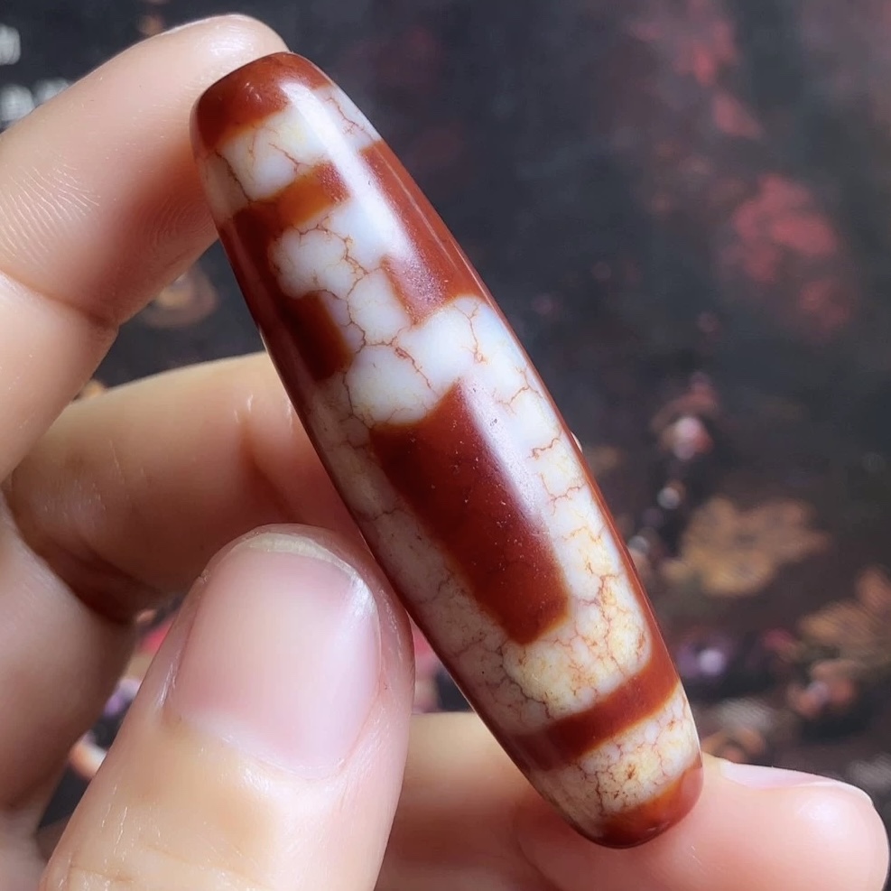 上肯秘蔵紅天珠‼️西蔵老礦紅玉髄蓮華宝瓶如意水蓮華天珠 上肯秘蔵紅天珠‼️西蔵老礦紅玉髄蓮華宝瓶如意