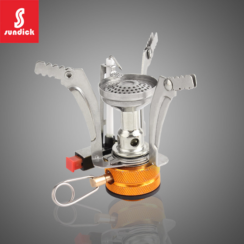 Mountain customer outdoor camping gas stove One-piece stove stove set boiler head Portable pocket model