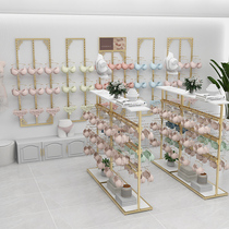 New wall-mounted underwear display rack high-end underwear store bra pajamas panties adjustable display rack display cabinet