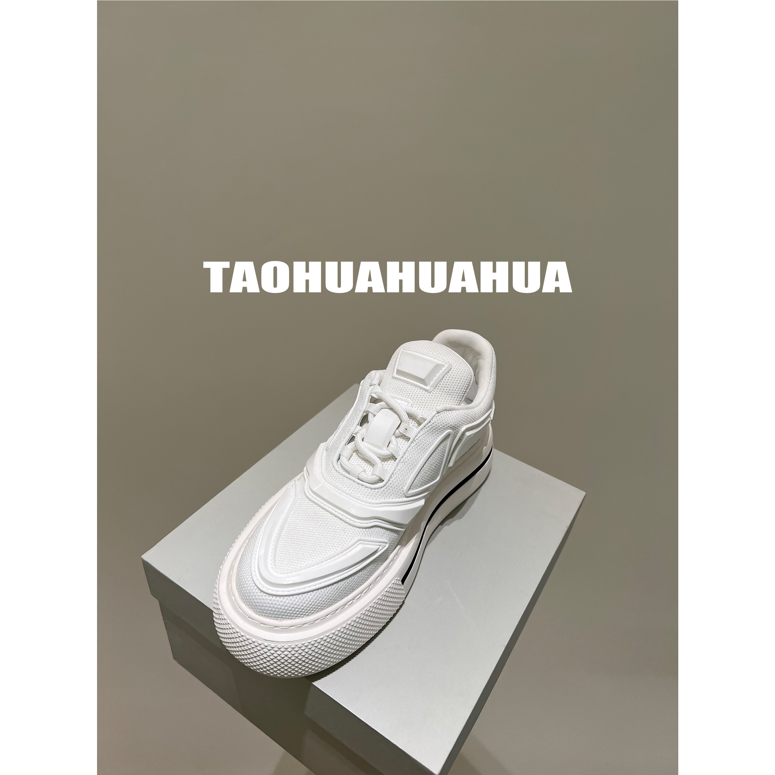 TAOHUAHUA2 15 new products Shang jo Juezi 22 early spring new thick-soled lace-up small white shoes casual shoes women