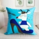 Gối sofa dễ thương tựa lưng chăn tùy chọn chăn kép sử dụng đệm xe đệm văn phòng gối ngủ nhỏ gối vuông nhỏ gối và chăn 2 trong 1