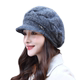 Hat rabbit fur women's all-match winter cap