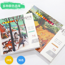 Jingju Color research 36-color oil painting heavy color stick Macaron water-soluble oil painting stick Oily pastel Morandi 24-color oil painting heavy color stick Macaron water-soluble oil painting stick Oily pastel Morandi 24-color oil painting