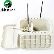 Marley multifunctional three-piece set brush holder 51013 with color palette gouache watercolor acrylic oil painting brush bucket