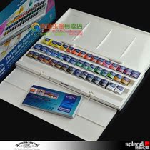 Windsor Newton Cotman song half block solid watercolor paint with Paint Box 45 color set
