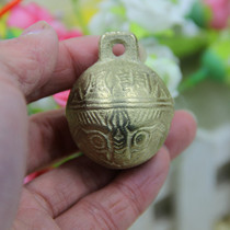 Dog Suzuki pet hanging decoration ancient method tiger head bronze bell Pet Bell cat Dog copper bell Bell Three number