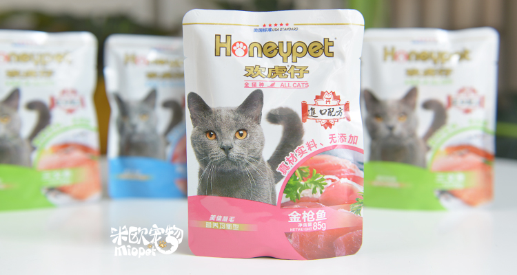 Thú cưng Mio Cat Tiger Cat Snacks Cat Soft Cat Wet Food 85g * 12 Túi - Đồ ăn nhẹ cho mèo hạt cateye cho mèo có tốt không