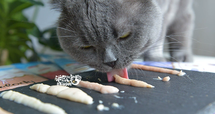 Thú cưng Mio Phantom Purepaws Thai Cat Liquid Snacks 14g * 4 Cat Snacks Cat Wet Food 56g - Đồ ăn nhẹ cho mèo