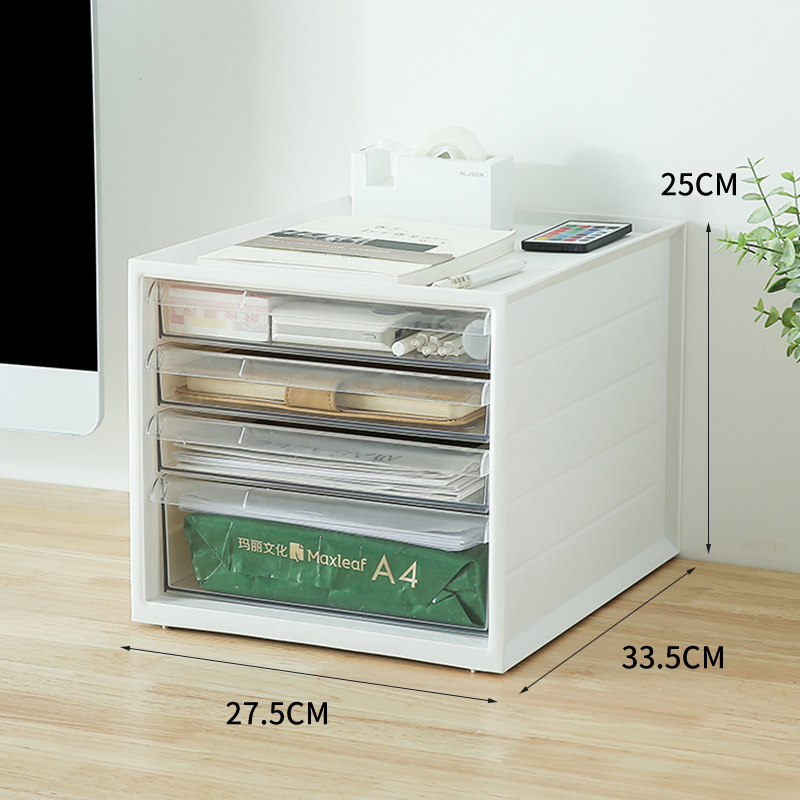 Buy Office tabletop storage box multilayer stationery documents