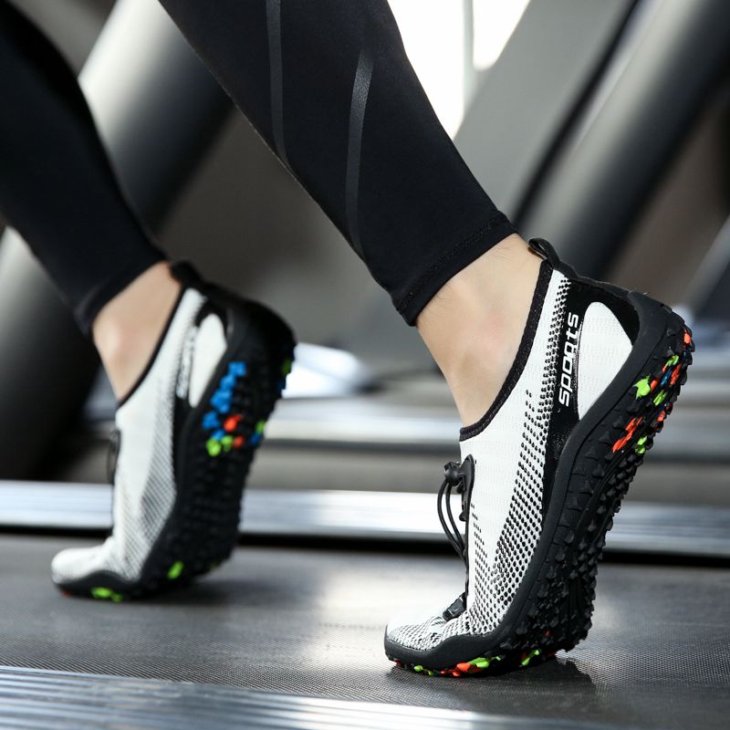 Indoor fitness shoes yoga treadmill special gym training sports shoes men's lightweight couple soft bottom running shoes women