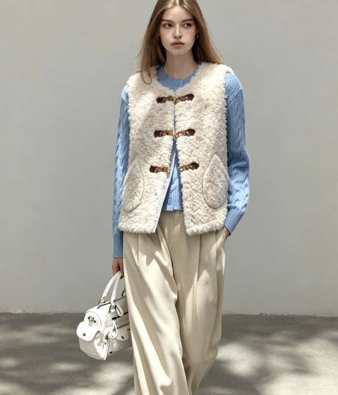 Thousands of People Are Looking for the 2026 Autumn and Winter New Style Mink Fur Integrated Vest for Women, Short Thickened Warm Vest Jacket Thousands of People Are Looking for the 2026 Autumn and Winter New Style Mink Fur Integrated Vest for Women, Short Thickened Warm Vest Jacket