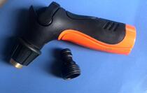 Taiwan high pressure water gun alloy Lv spray head shower multi-function nozzle eight functions can be adjusted(Jie Pa)