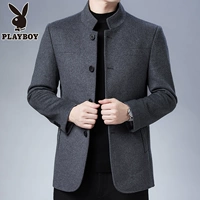 Playboy, шерстяное демисезонное шерстяное пальто, утепленная куртка, повседневный пуховик