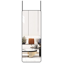 Door-mounted mirror wall-mounted full-length mirror full-length mirror punch-free dormitory wall-mounted clothing store fitting mirror home entrance mirror