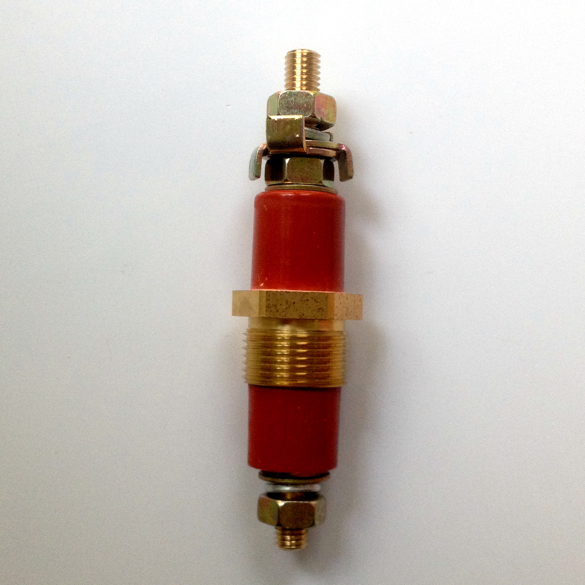 Professional Production High Pressure Explosion Protection Motor Wiring Terminal Mining Post Head Red M10 * External Thread 30
