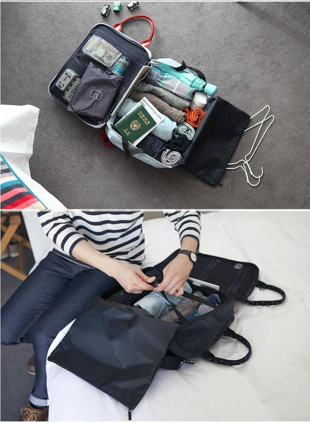 Túi du lịch Messenger đa chức năng túi đeo vai nam nữ túi xách hành lý xách tay dung tích lớn vali traveler's choice 20