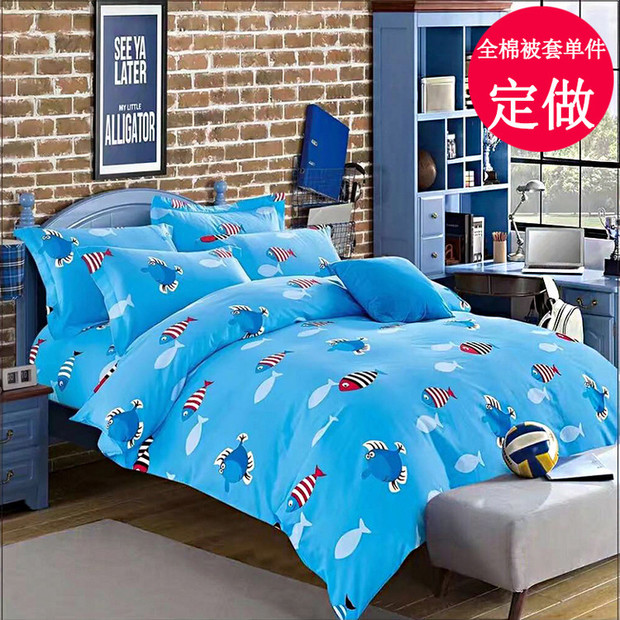 Phim hoạt hình chăn bông đơn bông tùy chỉnh 150x200 chăn đôi đơn bao gồm chăn bìa 1,8x2.0 mét - Quilt Covers chăn