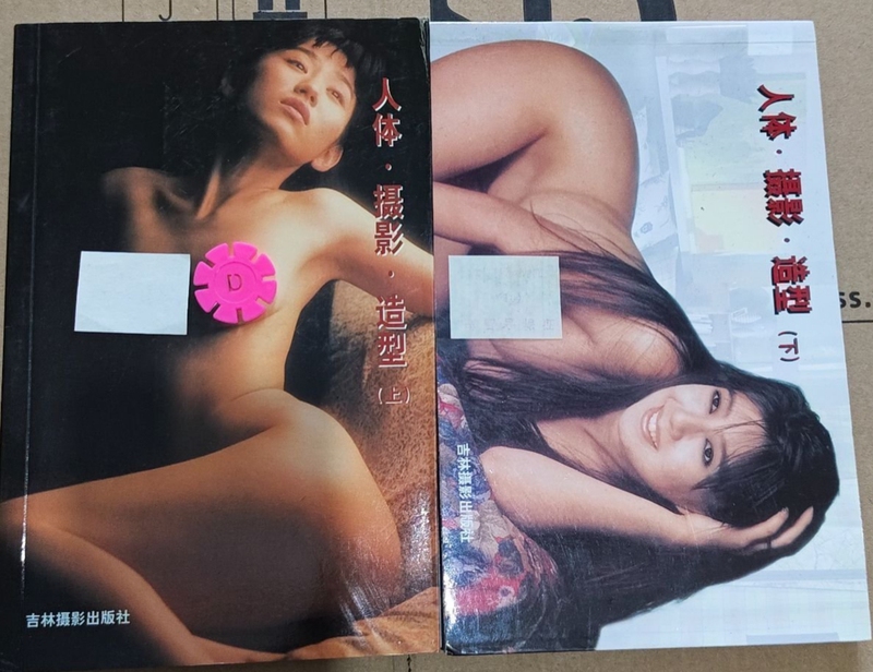 Human Body Photography Styling: Part 1 & 2 - Authentic Old Book, Rare and Valuable, Jilin Photography Publishing House, 2004 Edition