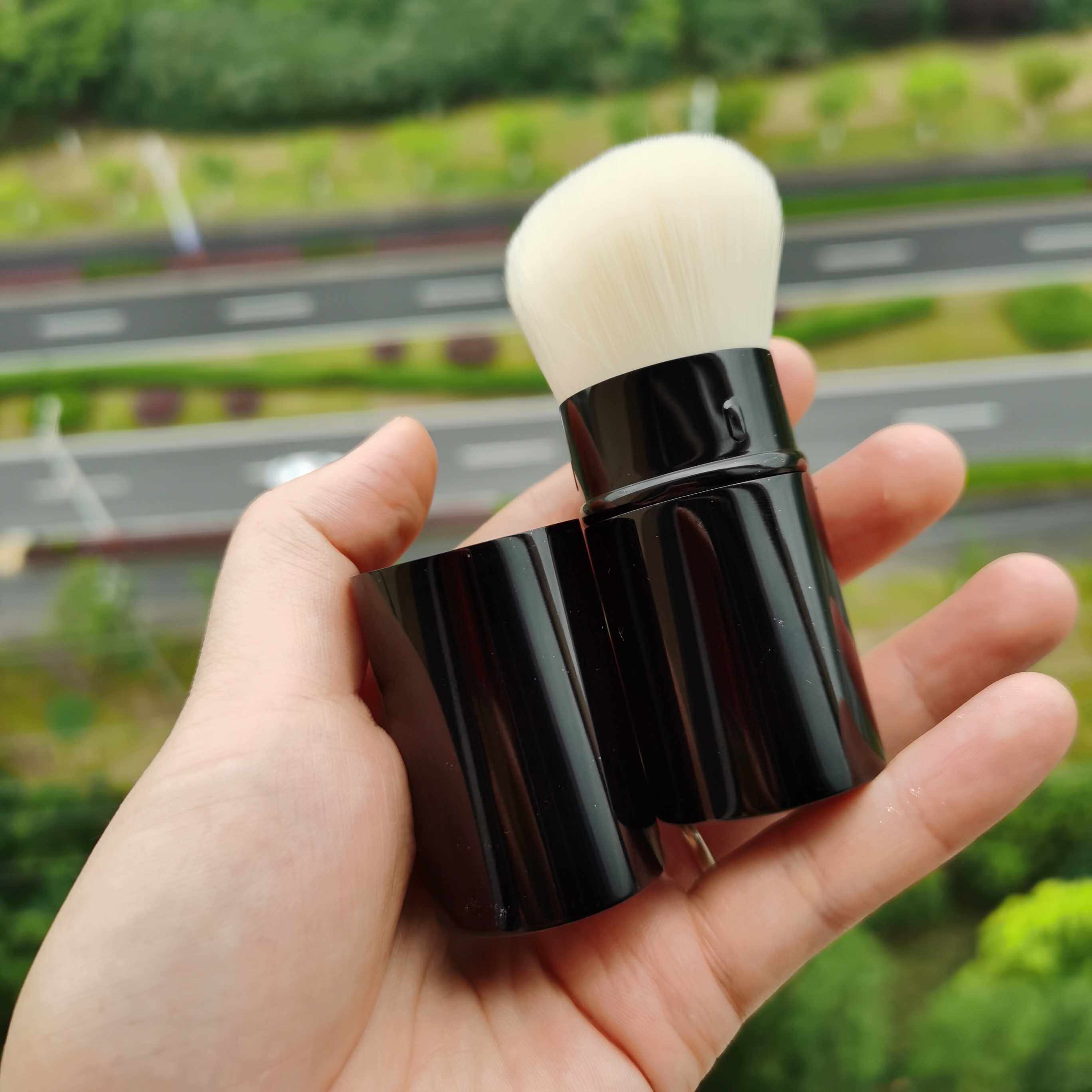 Super soft and dense high-end brush Loose powder brush Portable retractable large setting makeup powder brush makeup brush blush brush