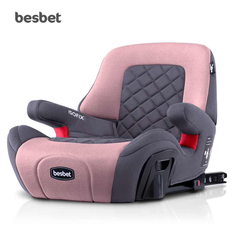 Besbet an toàn trẻ em ghế nâng pad 3-12 năm con trai cũ xe với di xe ghế đệm ISOFIX.