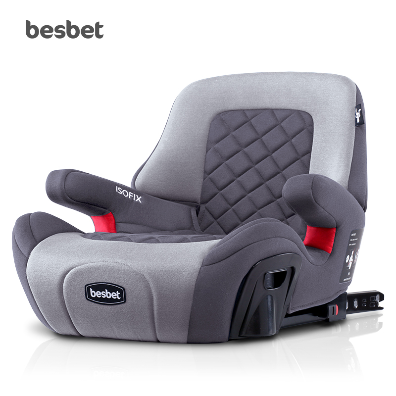 Besbet an toàn trẻ em ghế nâng pad 3-12 năm con trai cũ xe với di xe ghế đệm ISOFIX.