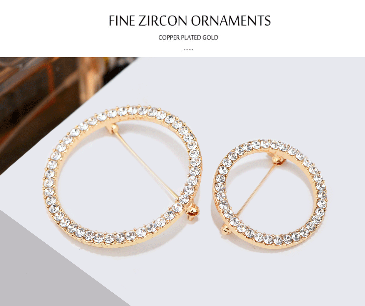 Đơn giản áo khoác trâm nữ pin phụ kiện vòng khăn choàng khóa cao cấp khăn lụa khóa áo len hoang dã áo len pin trâm cài áo đại