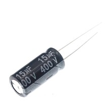 New Electrolytic Capacitor 400V15UF 450V15UF 12*25 Stock Supply Direct Plug Soft Pin