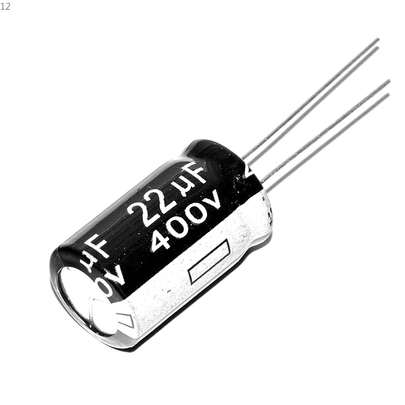 New premium in-line aluminium electrolytic capacitor 400V22uF substitutable 450V 22uF quality assurance