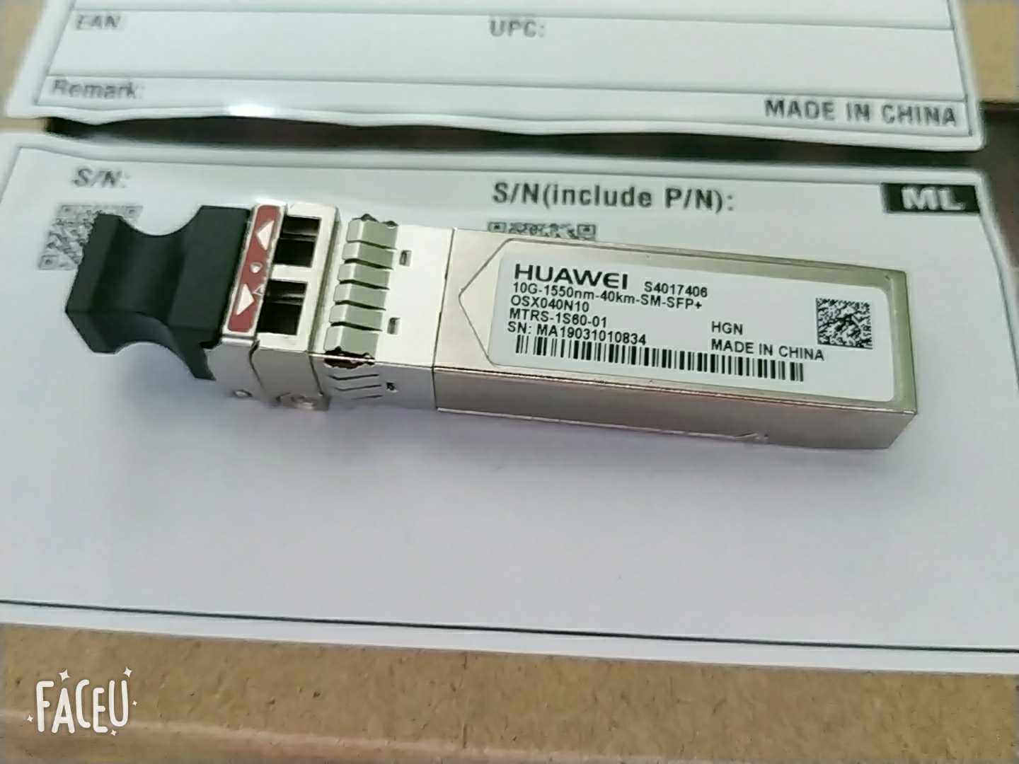 Huawei OSX040N10OSX040N01 10,000 trillion 40km 1550nm optical module SFP 