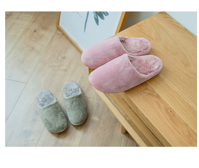Ấm áp mùa đông trượt chân có mùi kích thước lớn của nam giới bông dép đi trong nhà dép massage nhà trong nhà với mùa đông sang trọng - Trang chủ dép mang trong nhà cute