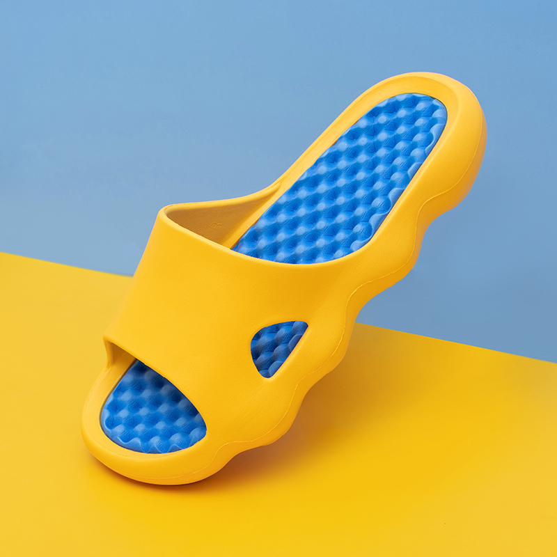 Yellowsummer female Thick bottom massage sole bottom acupoint Foot therapy take care of one's health Healthcare indoor Can be worn out sandals  household non-slip
