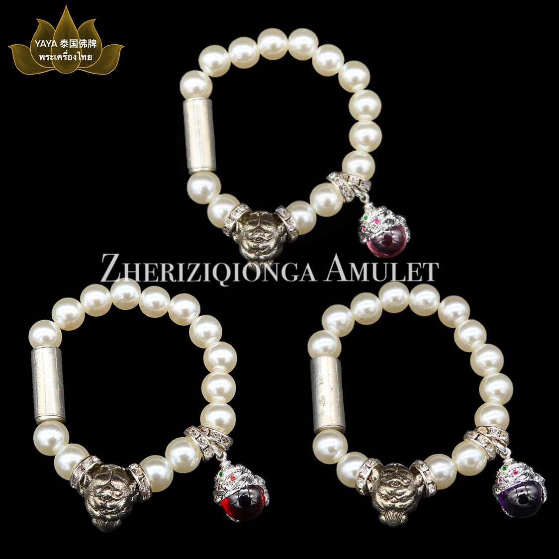 yaya Thailand Buddha amulet small five-pulla-hufu tube hand chisel Ajahn Subin five eyes and four ears