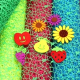 Макет среды в детском саду Da Yanwang Flower Net Croleming Vishing Coreming Network Декоративная ткань ручной работы сеткой пряжа