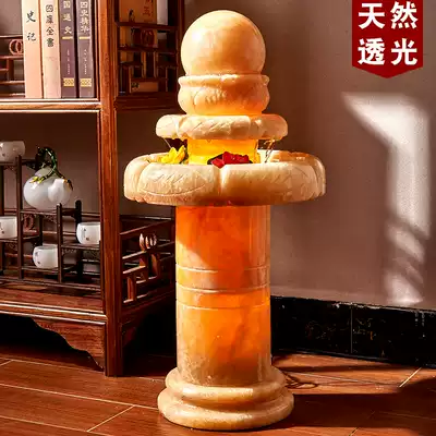 Feng Shui wheel rockery running water fountain Feng Shui decoration Running water Feng Shui ball Office living room decoration Opening gift
