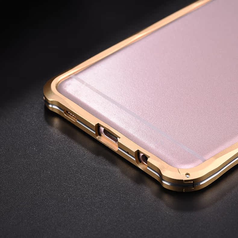 iMatch Slim Light Aluminum Metal Shockproof Bumper with Kickstand for Samsung Galaxy C7 C7000 & C5 C5000