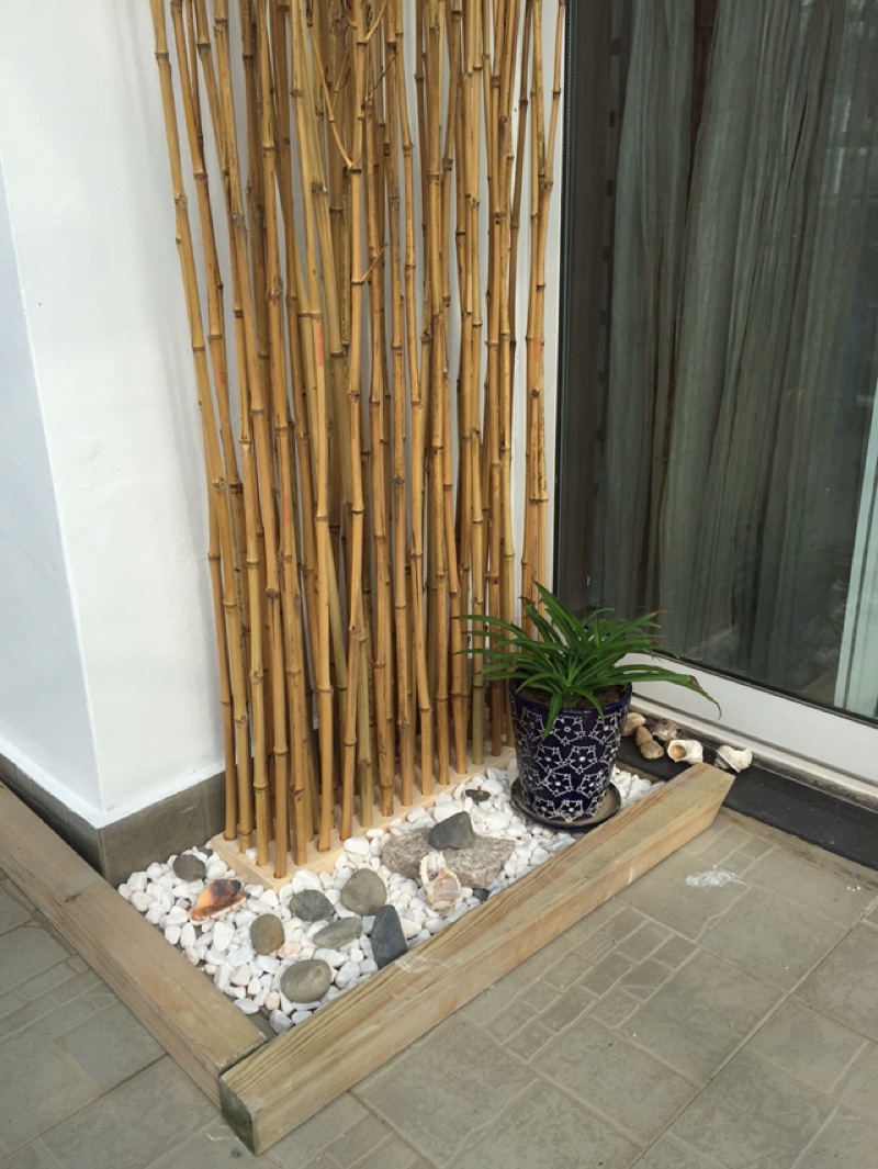 Màn tre - Màn hình / Cửa sổ vách ngăn gỗ tự nhiên