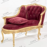 Бордовая ткань из натурального дерева для гостиной, диван, в американском стиле