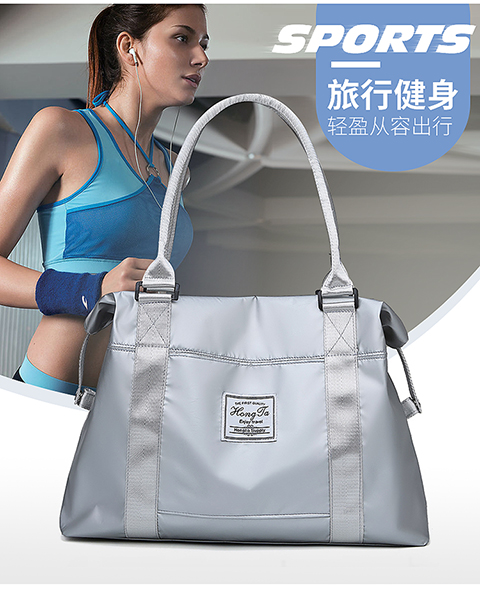 Túi du lịch khoảng cách ngắn nữ nhỏ đơn giản cầm tay thời trang nhẹ vải không thấm nước công suất lớn túi duffel ngắn hạn - Túi du lịch túi du lịch nữ loại nhỏ