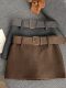 South Korea's Dongdaemun Autumn and Winter New Casual High-waist Slim Woolen Wool Belt Versatile Skirt A-Line Hip Skirt
