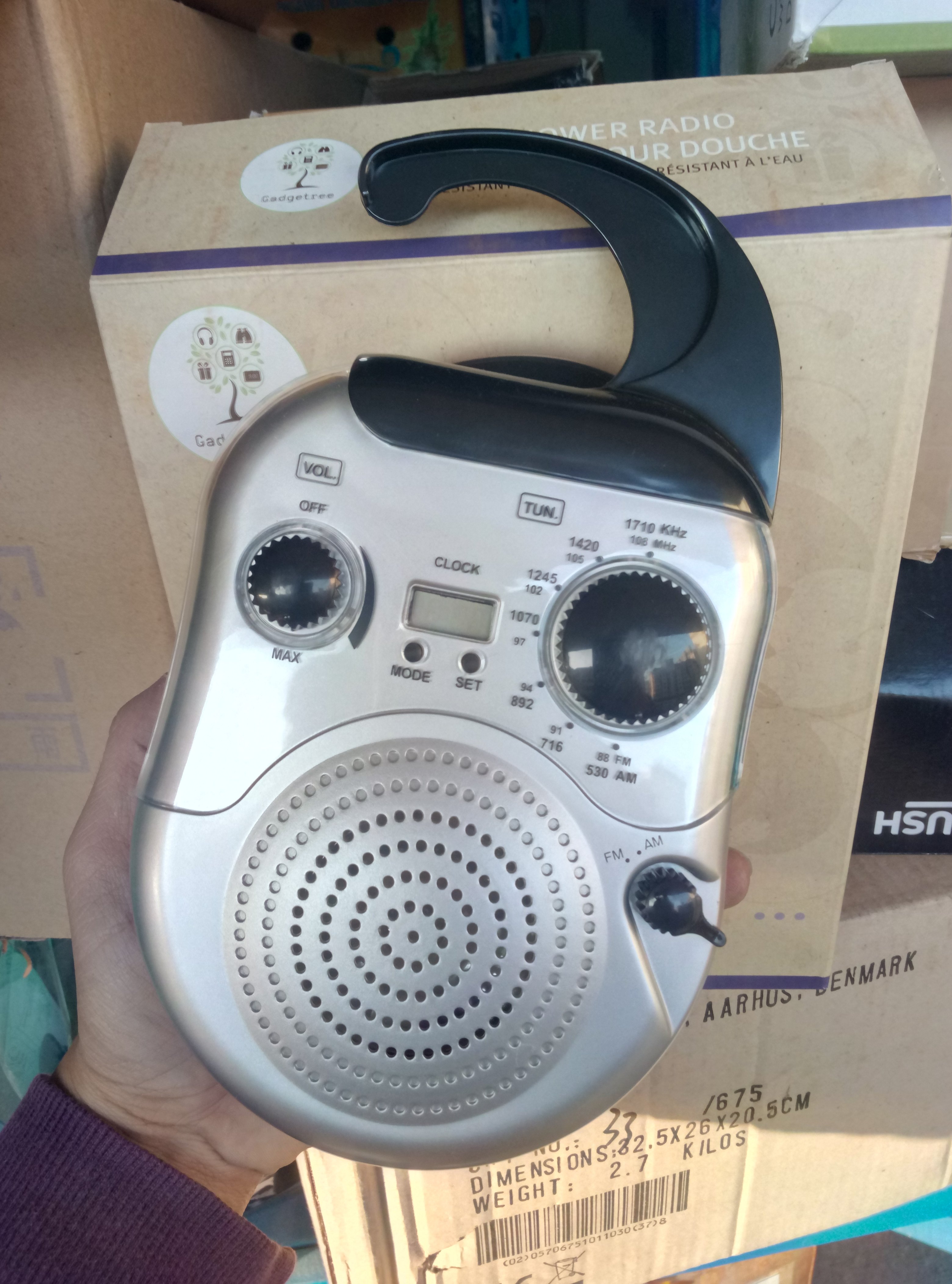 American brand Bathroom Radio Waterproof Radio Wall-mounted radio Old man Radio